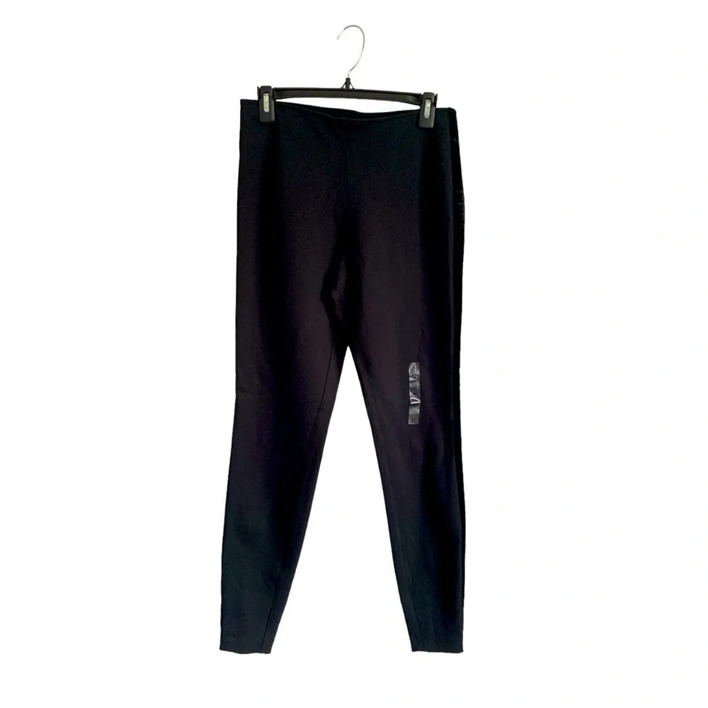 Polo Ralph Lauren Women’s Size 10 Black Ponte Stretch Pull On Zip Ankle Leggings